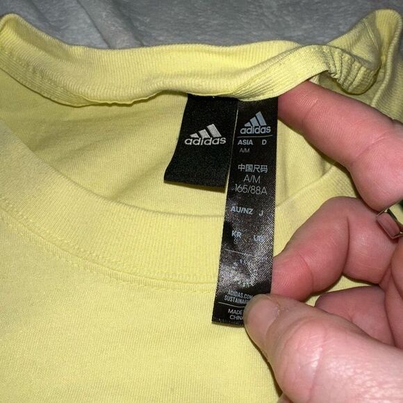 Adidas x Marimekko Yellow Flower Graphic Tee Size Asia Medium (US Small) EUC - Picture 7 of 13